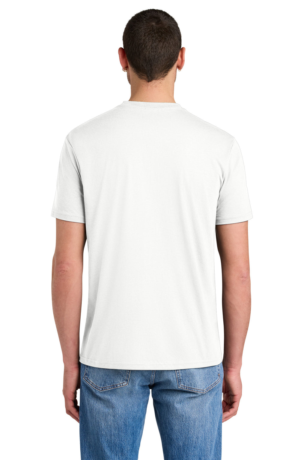 District Perfect Tri Tee. DM130 - Natural - back