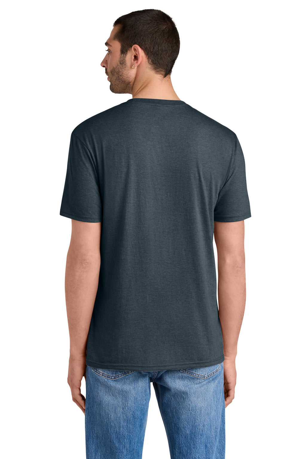 District Perfect Tri Tee. DM130 - Navy Frost - back