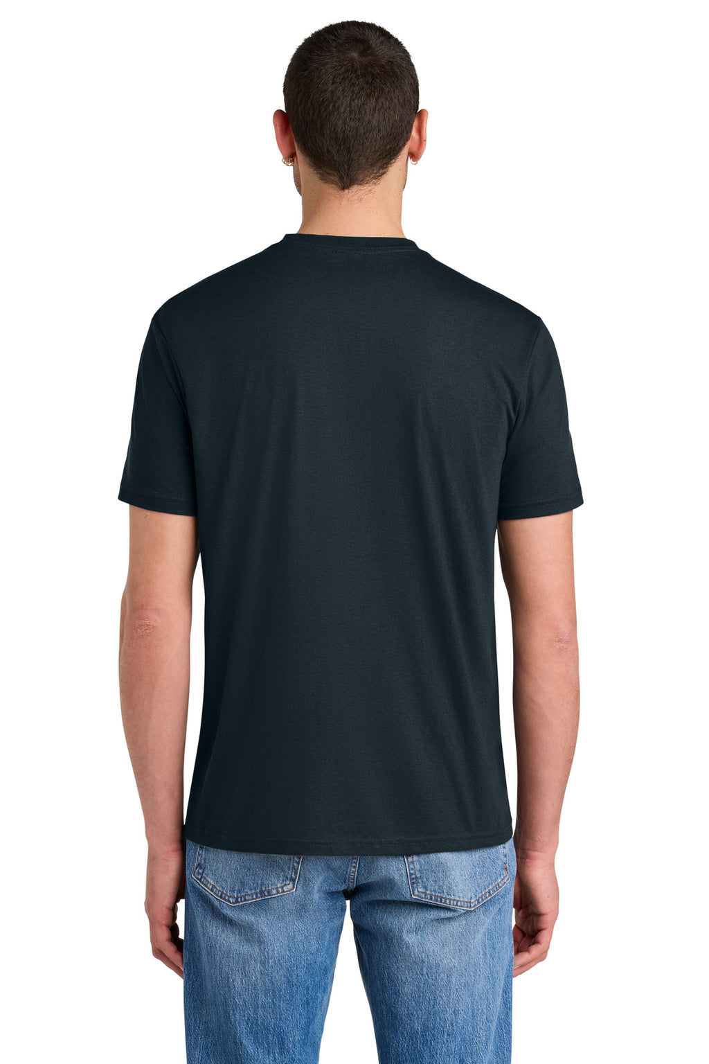 District Perfect Tri Tee. DM130 - New Navy - back