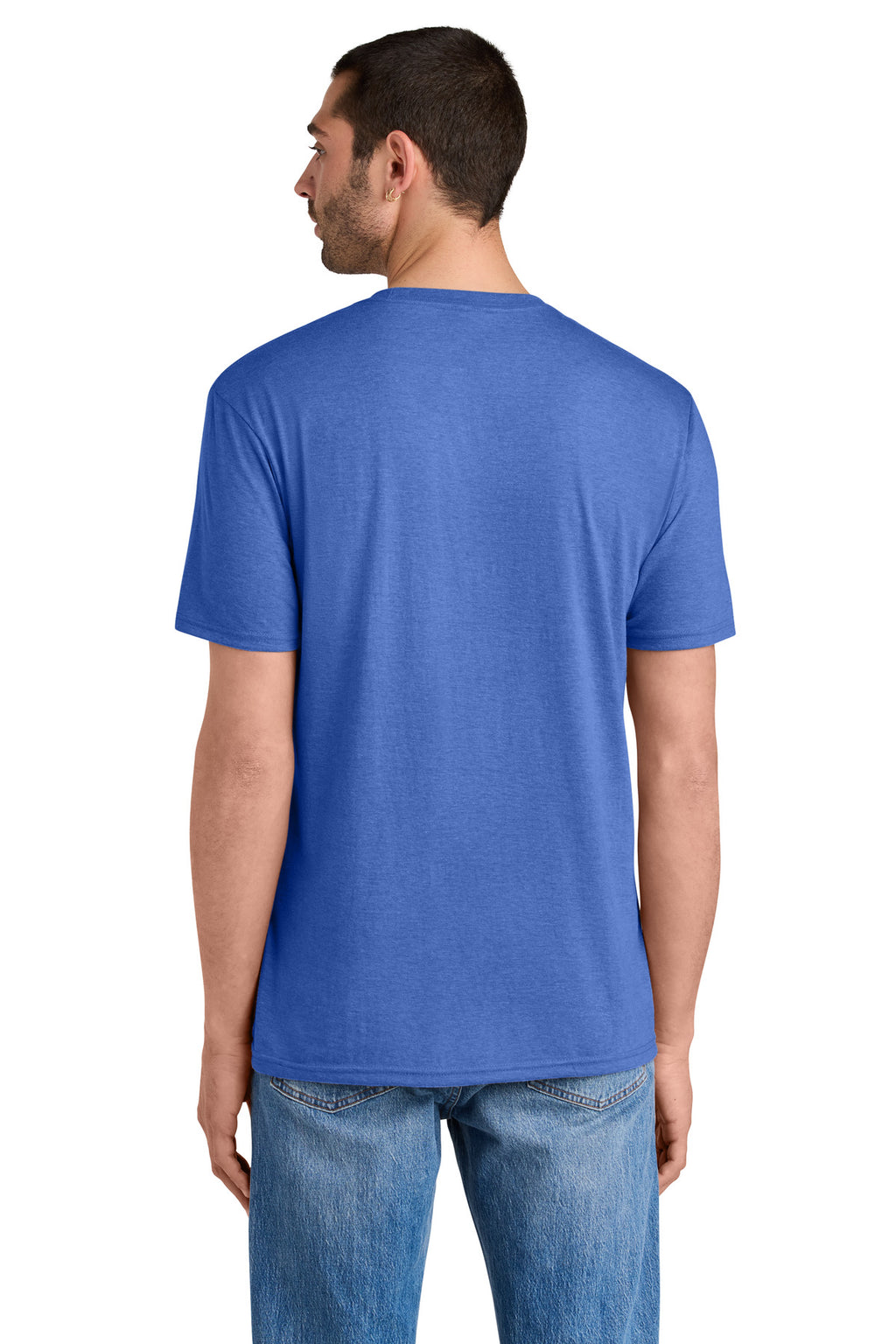 District Perfect Tri Tee. DM130 - Royal Frost - back
