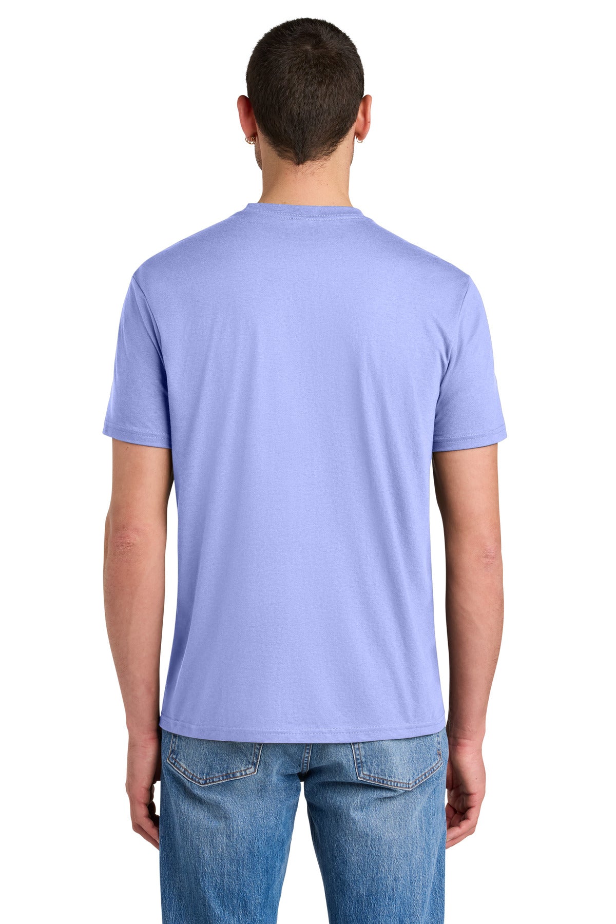 District Perfect Tri Tee. DM130 - Soft Lilac - back