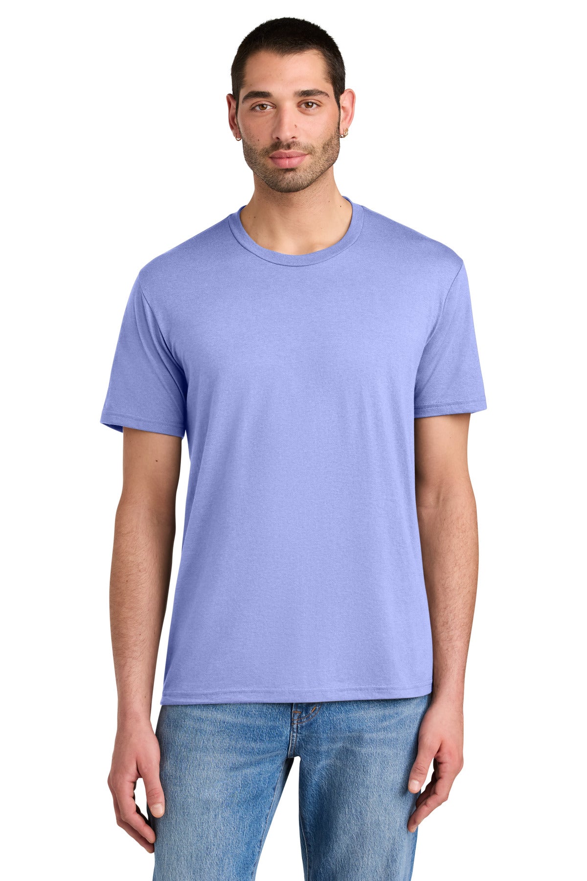 District Perfect Tri Tee. DM130 - Soft Lilac - front