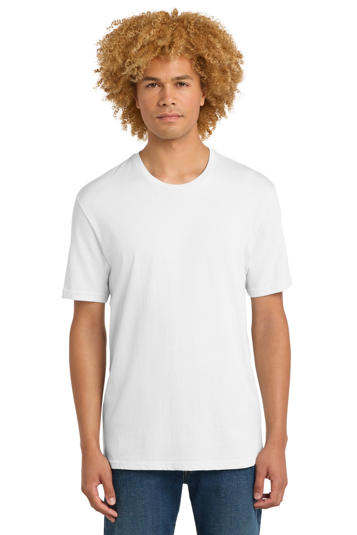 District Perfect Weight Tee. DT104 - Bright White - front
