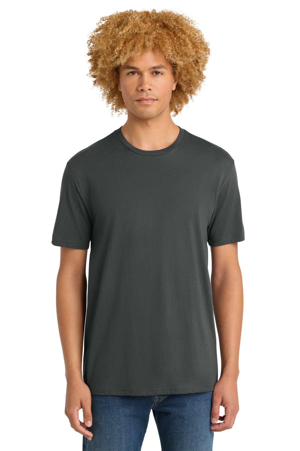 District Perfect Weight Tee. DT104 - Charcoal - front