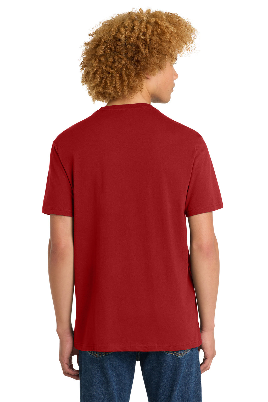 District Perfect Weight Tee. DT104 - Classic Red - back