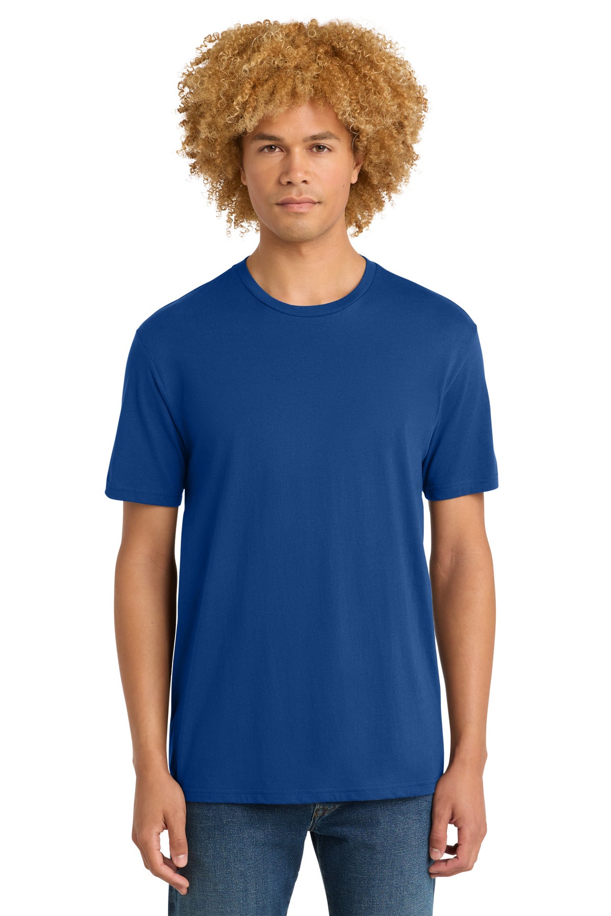 District Perfect Weight Tee. DT104 - Deep Royal - front