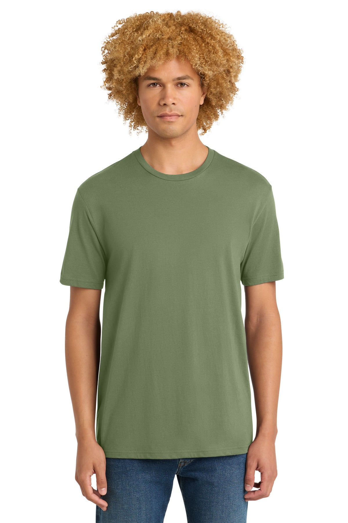 District Perfect Weight Tee. DT104 - Fresh Fatigue - front