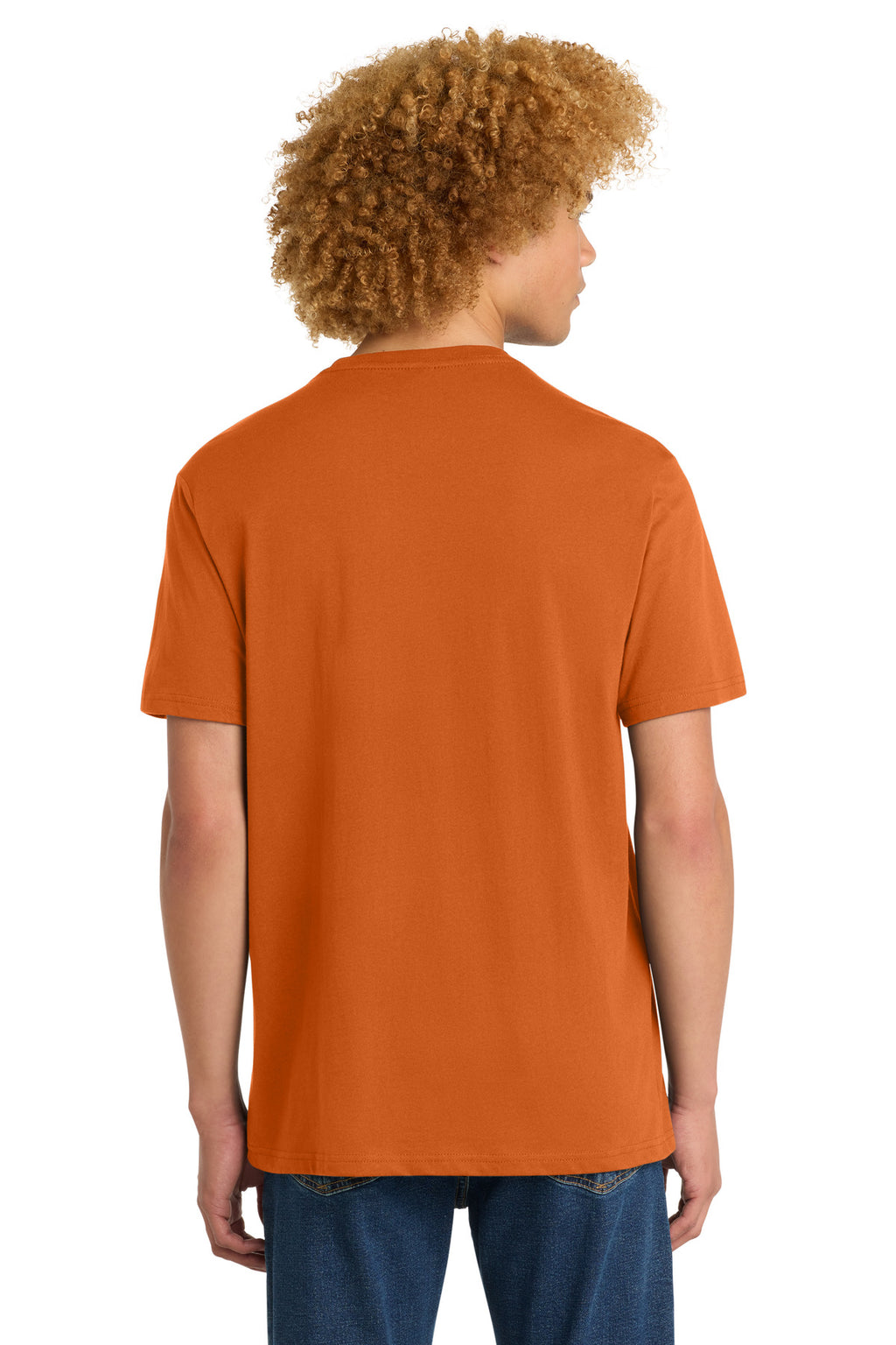 District Perfect Weight Tee. DT104 - Harvest Orange - back