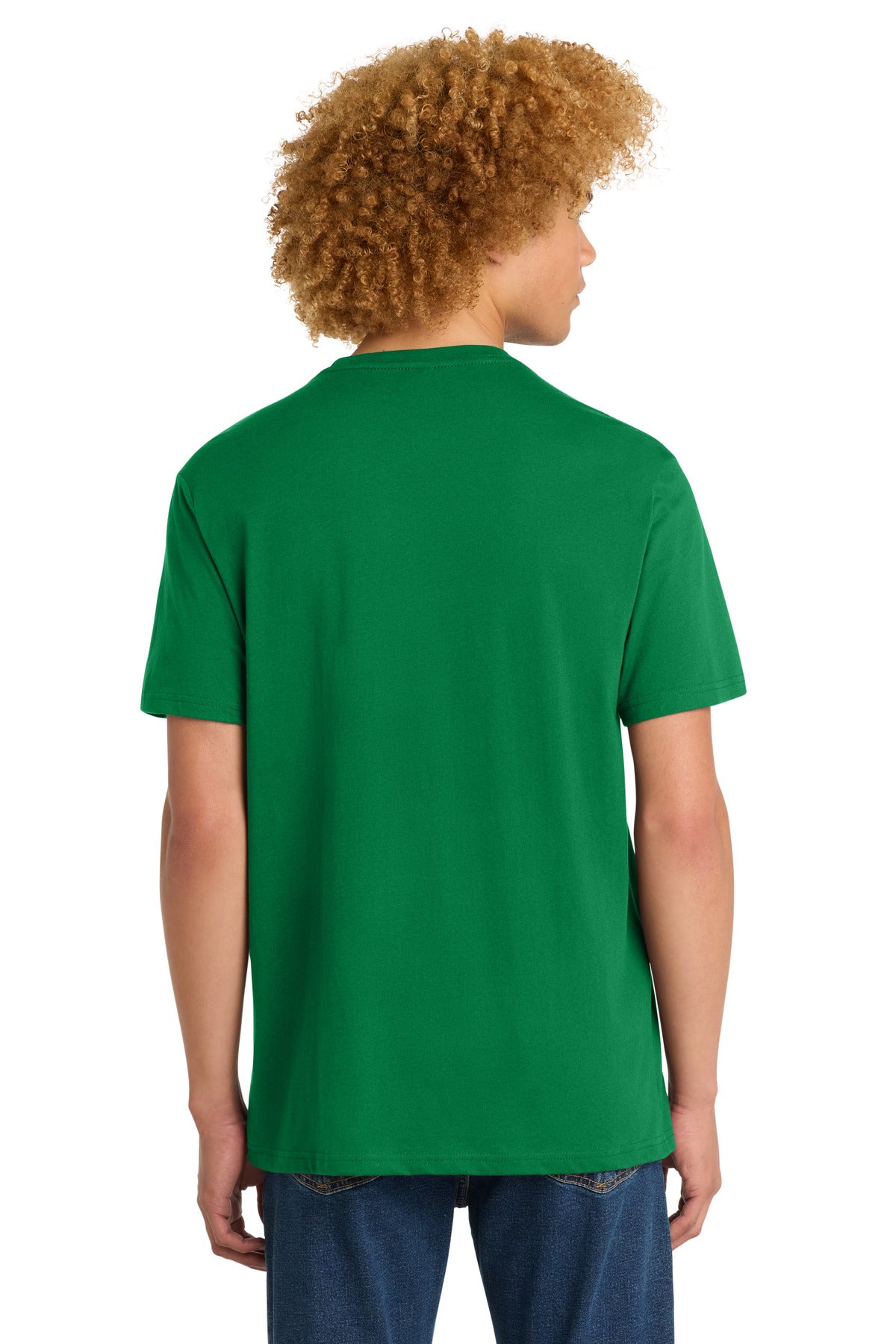 District Perfect Weight Tee. DT104 - Meadow Green - back