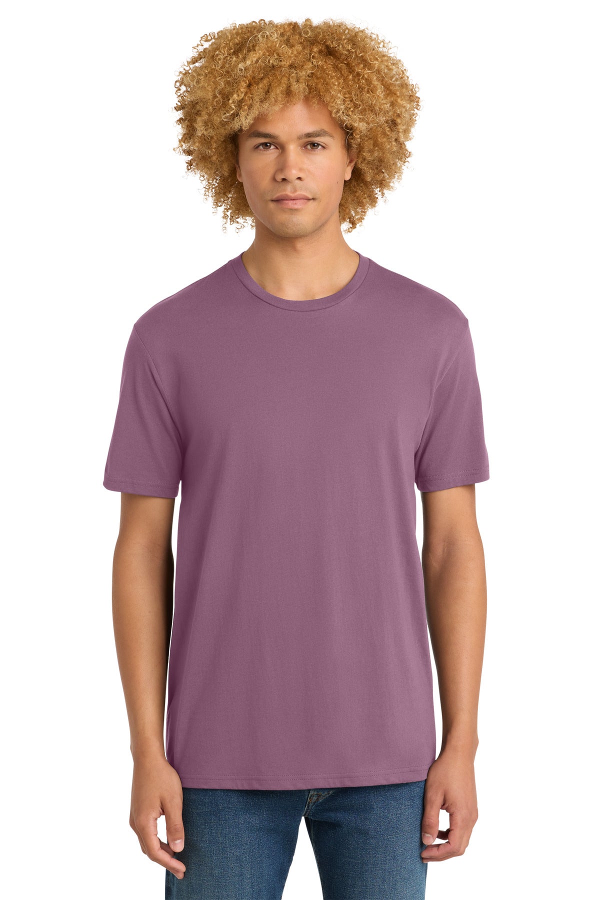 District Perfect Weight Tee. DT104 - Orchid Haze - front