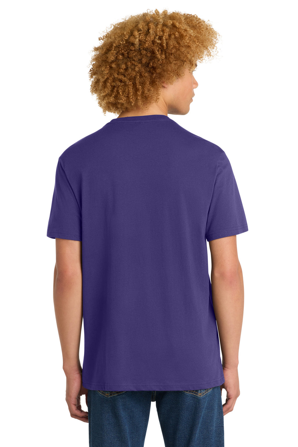 District Perfect Weight Tee. DT104 - Purple - back