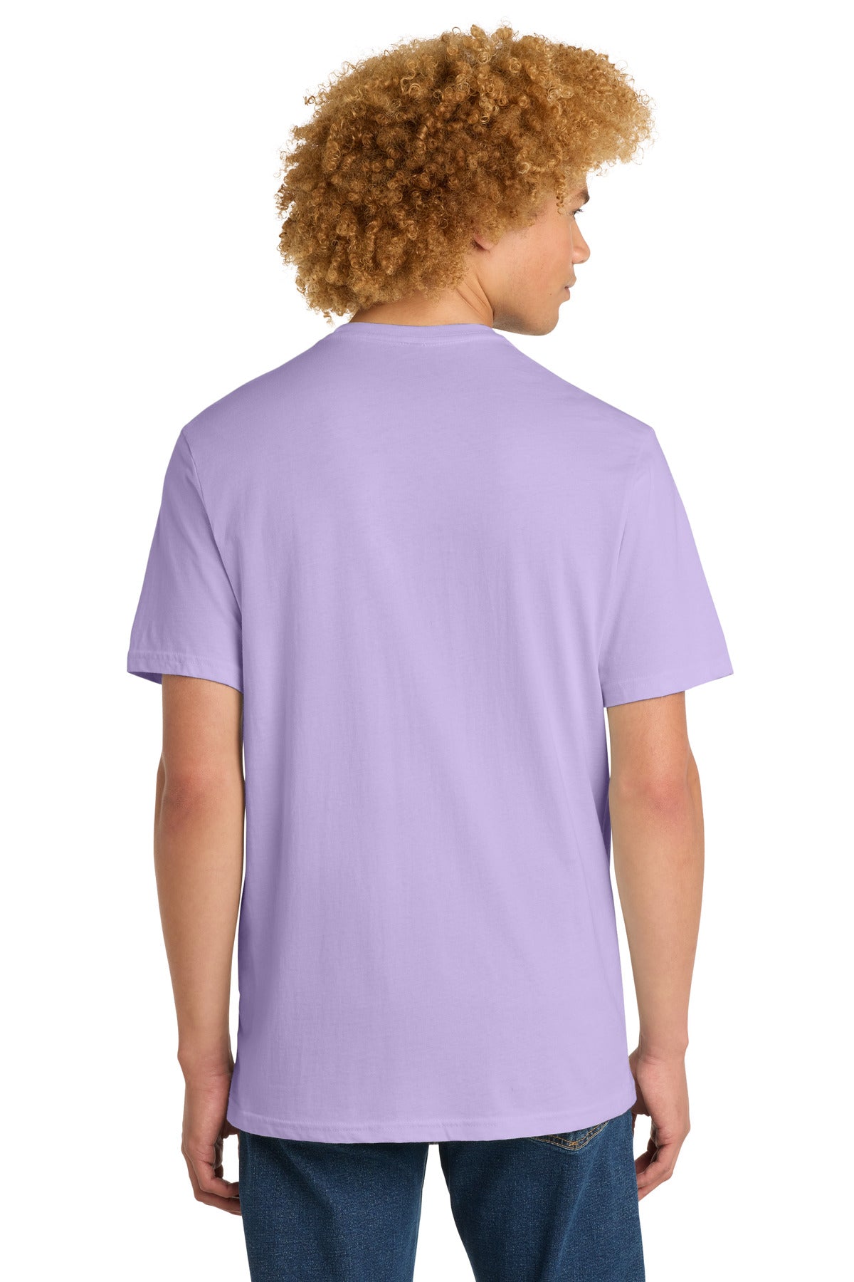 District Perfect Weight Tee. DT104 - Soft Purple - back