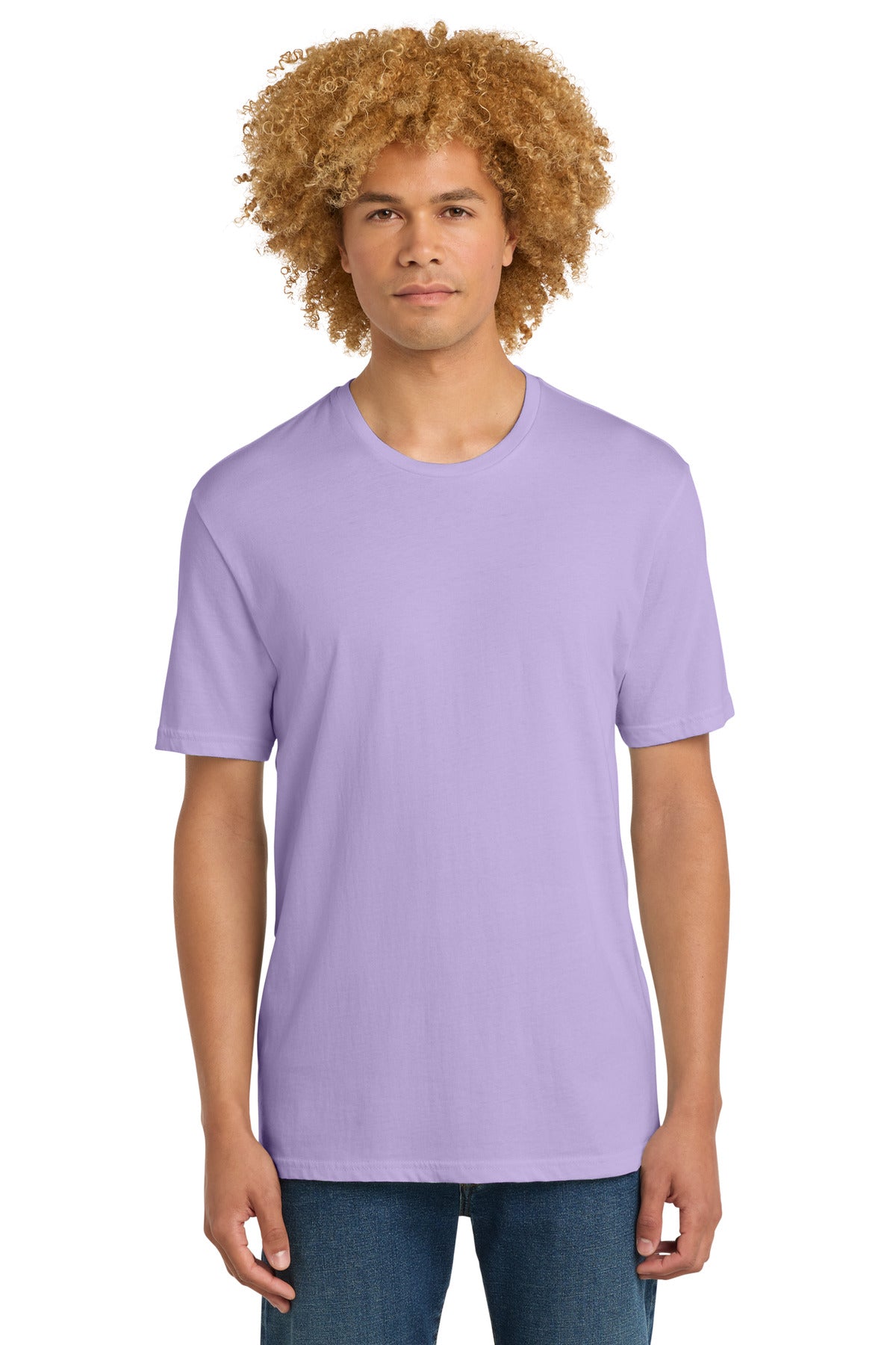District Perfect Weight Tee. DT104 - Soft Purple - front