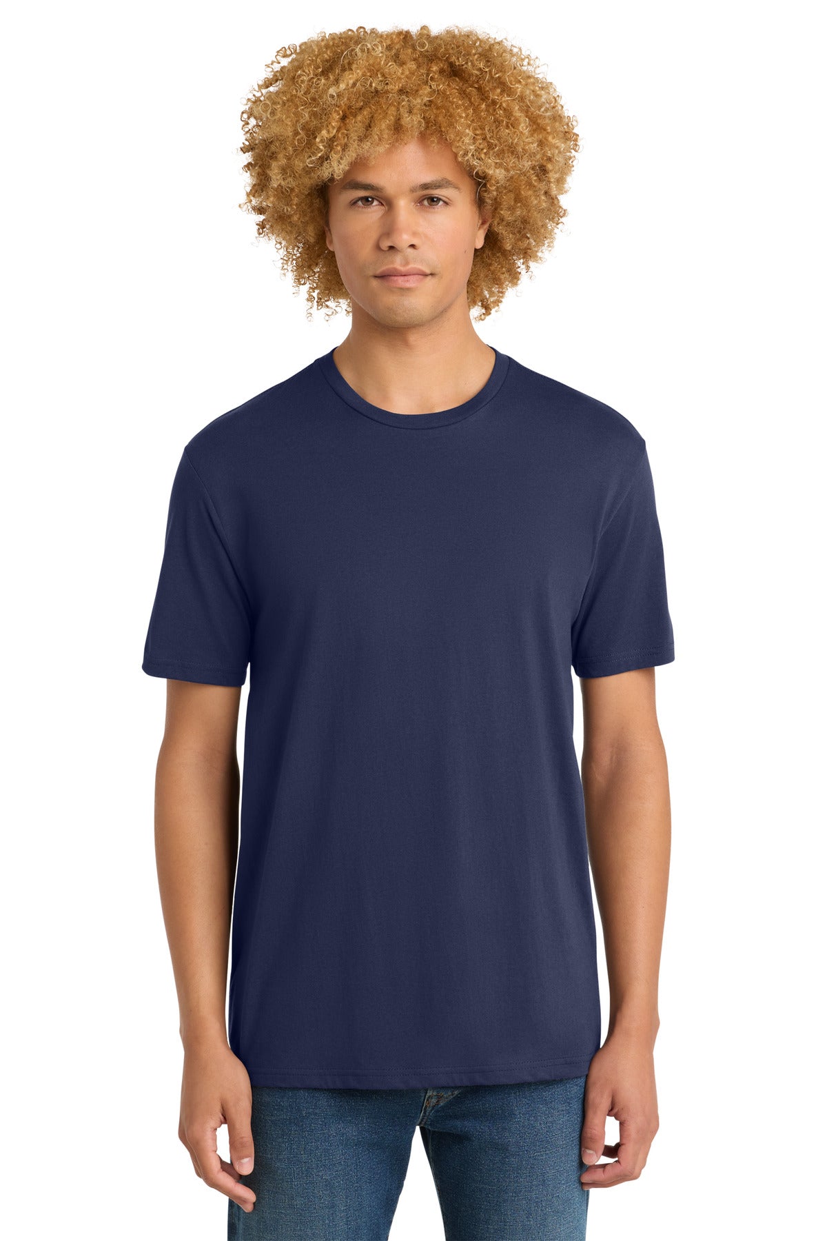 District Perfect Weight Tee. DT104 - Tanzanite - front