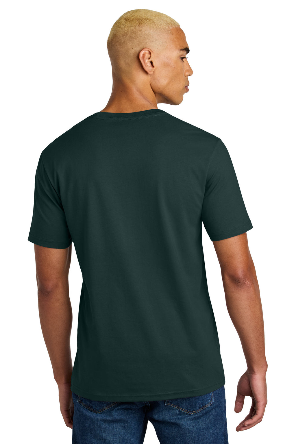 District Perfect Weight Icon Tee DT106 - Rainforest - back
