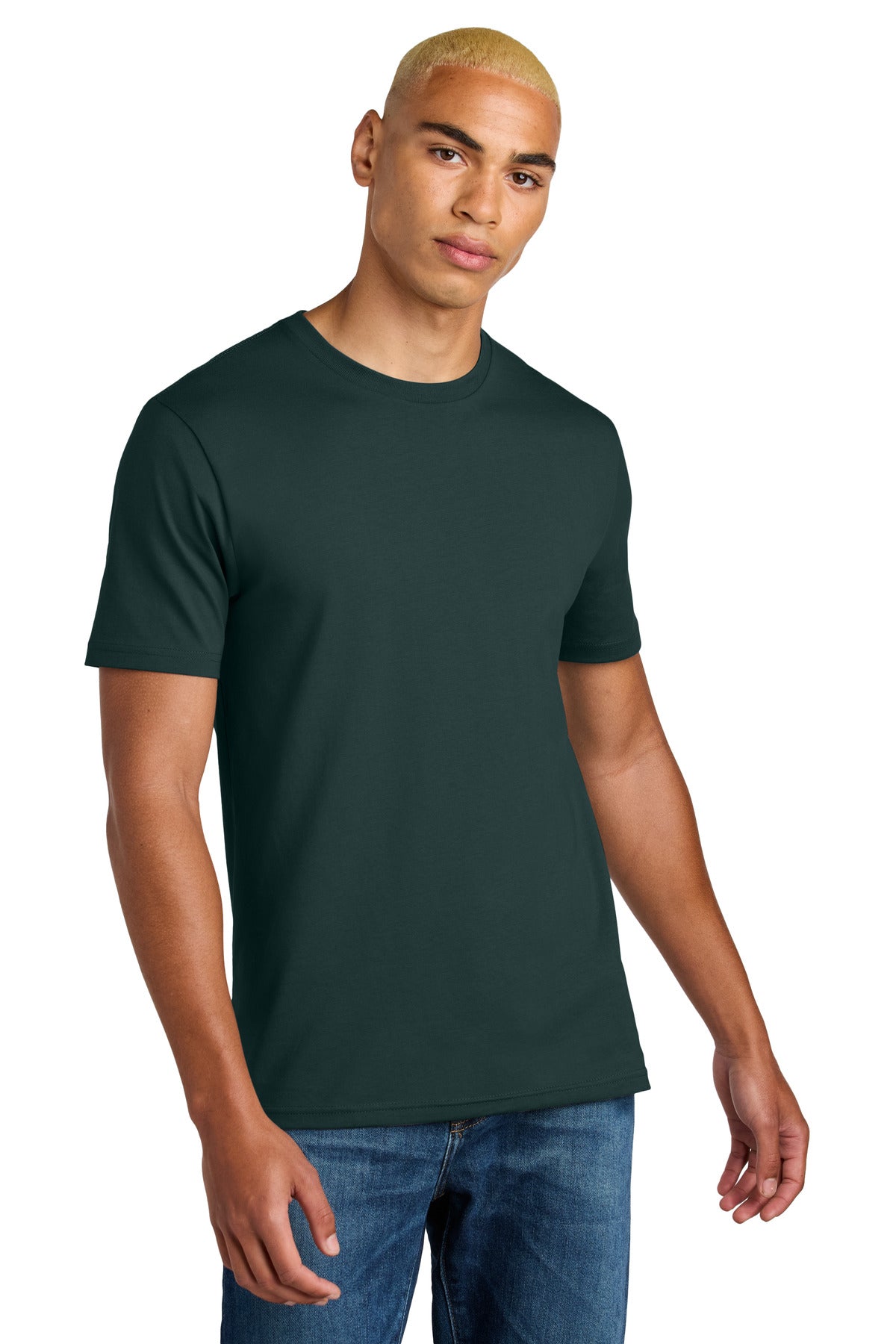 District Perfect Weight Icon Tee DT106 - Rainforest - front