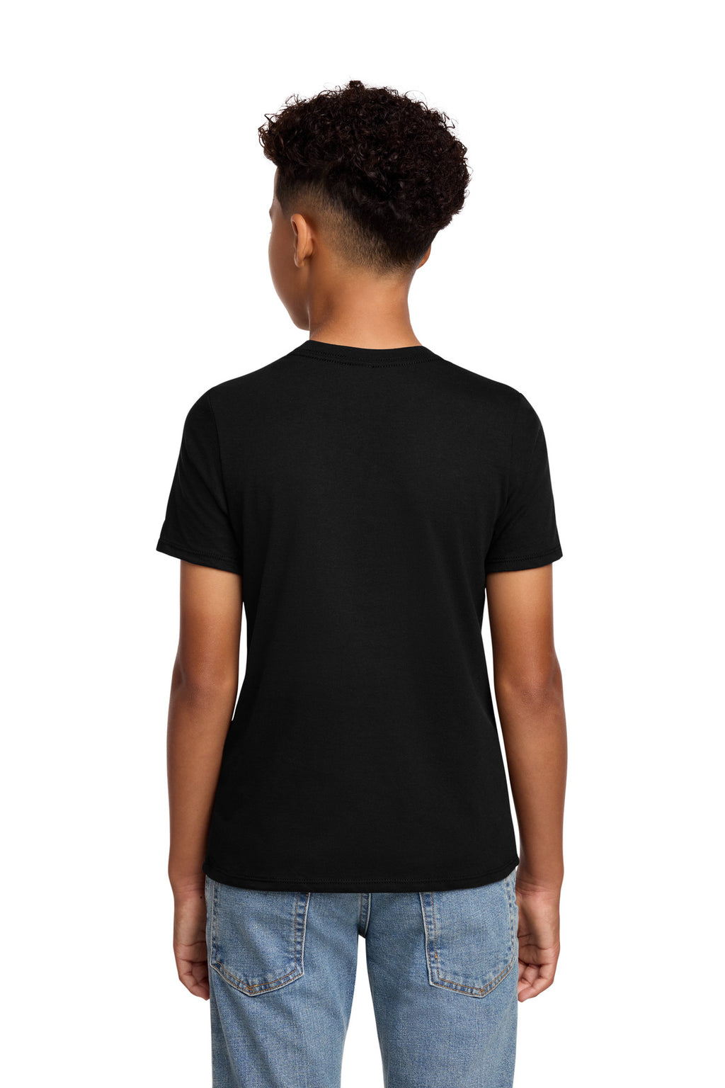 District Youth Perfect Blend CVC Tee DT108Y - Black - back
