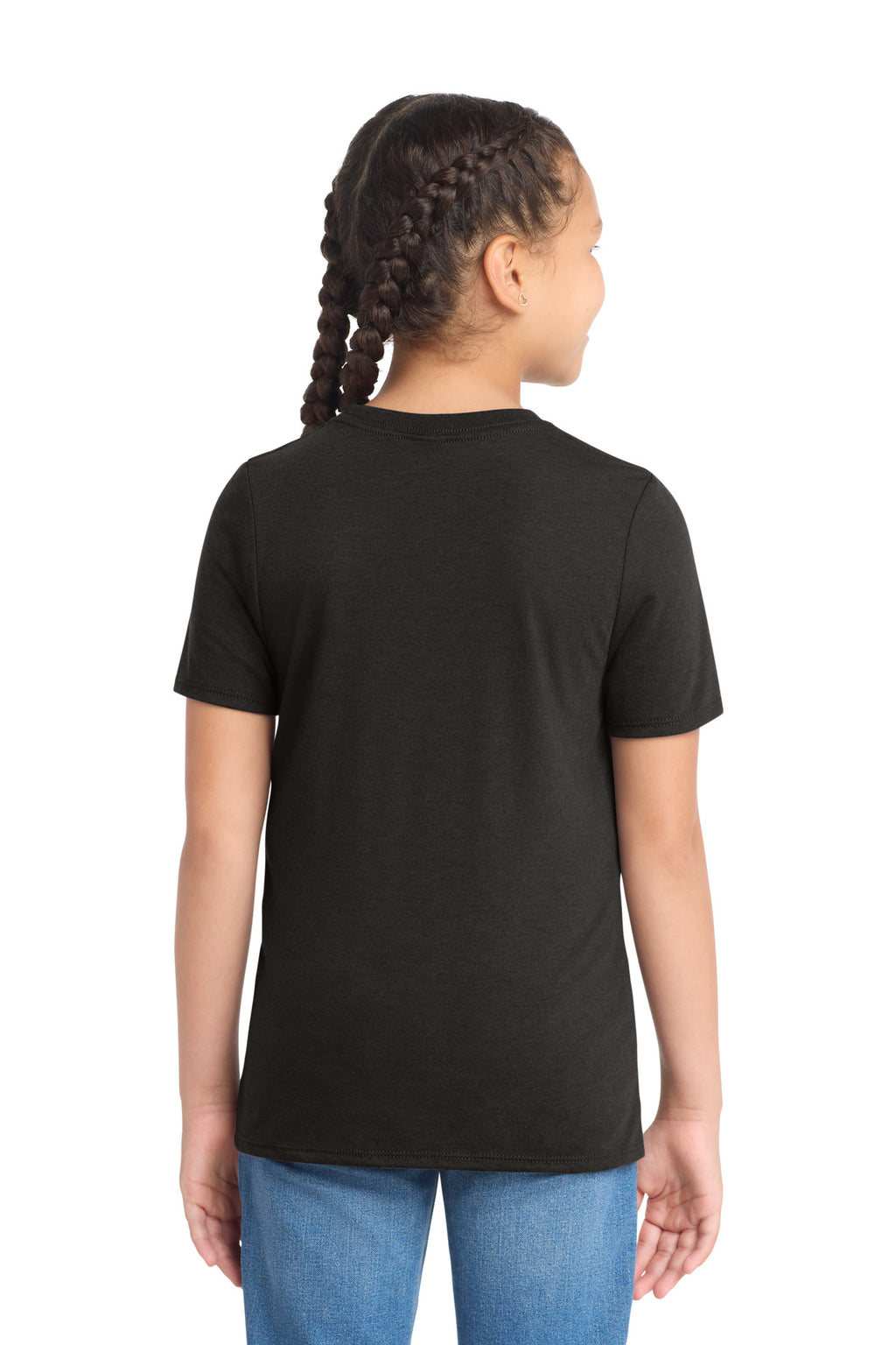 District Youth Perfect Tri Tee. DT130Y - Black - back