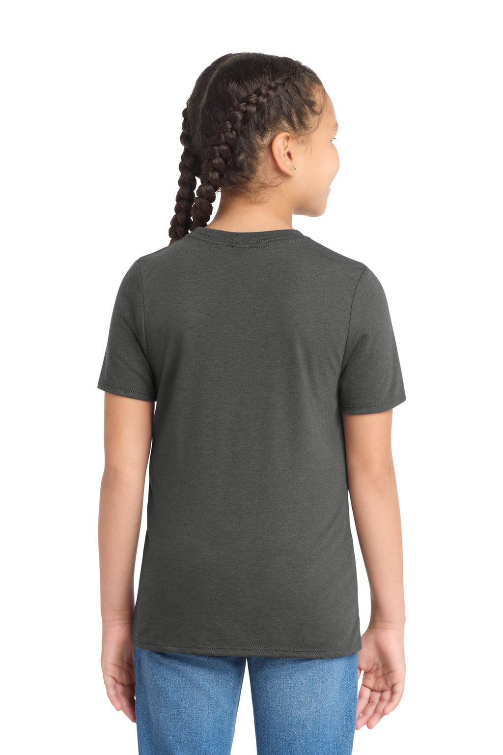 District Youth Perfect Tri Tee. DT130Y - Charcoal - back