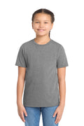 District Youth Perfect Tri Tee. DT130Y - Grey Frost - front