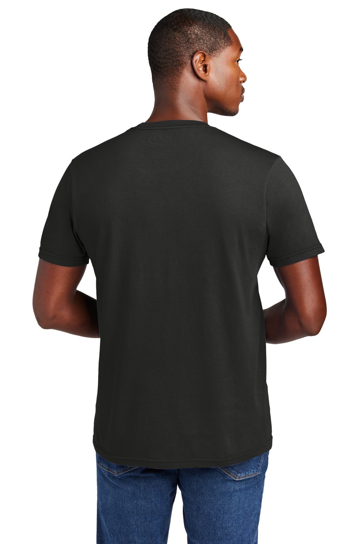 District Wash Tee DT2101 - Black - back
