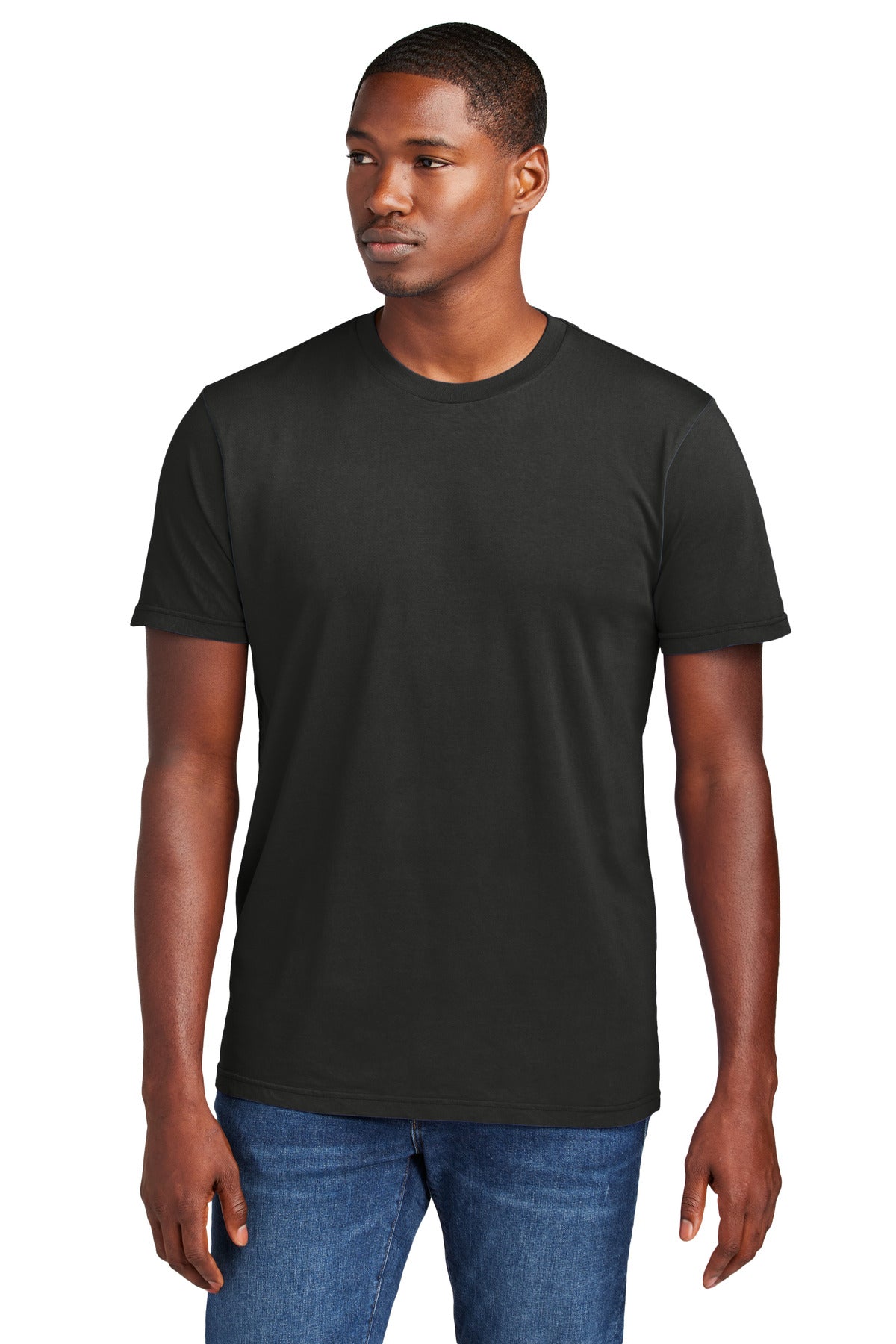 District Wash Tee DT2101 - Black - front
