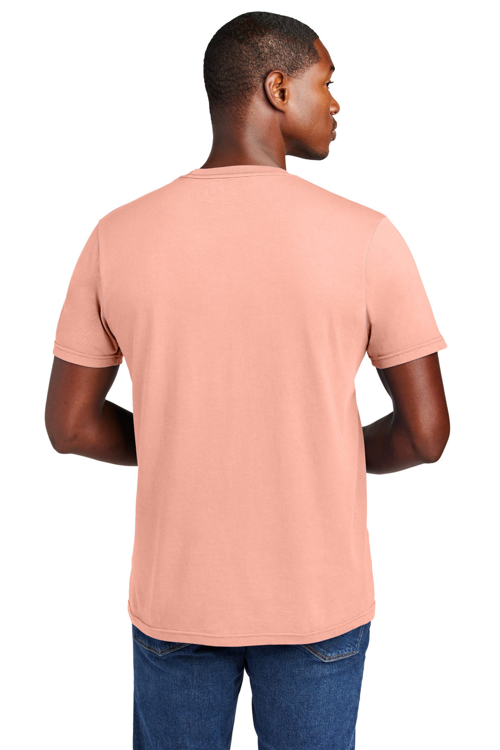 District Wash Tee DT2101 - Cactus Rose Pink - back