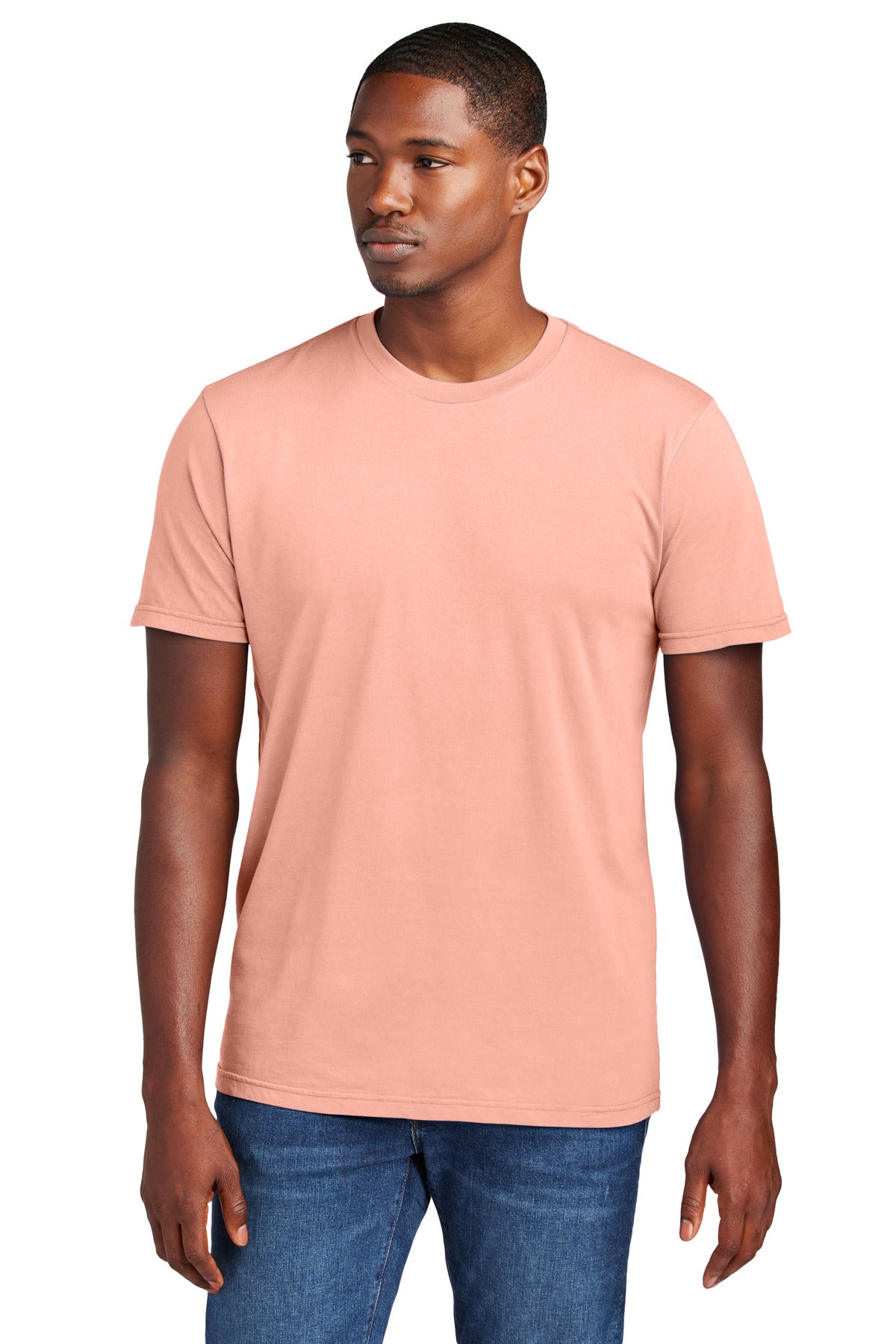 District Wash Tee DT2101 - Cactus Rose Pink - front