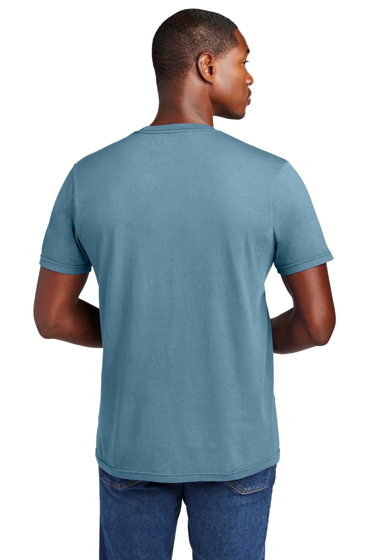 District Wash Tee DT2101 - Dusk Blue - back