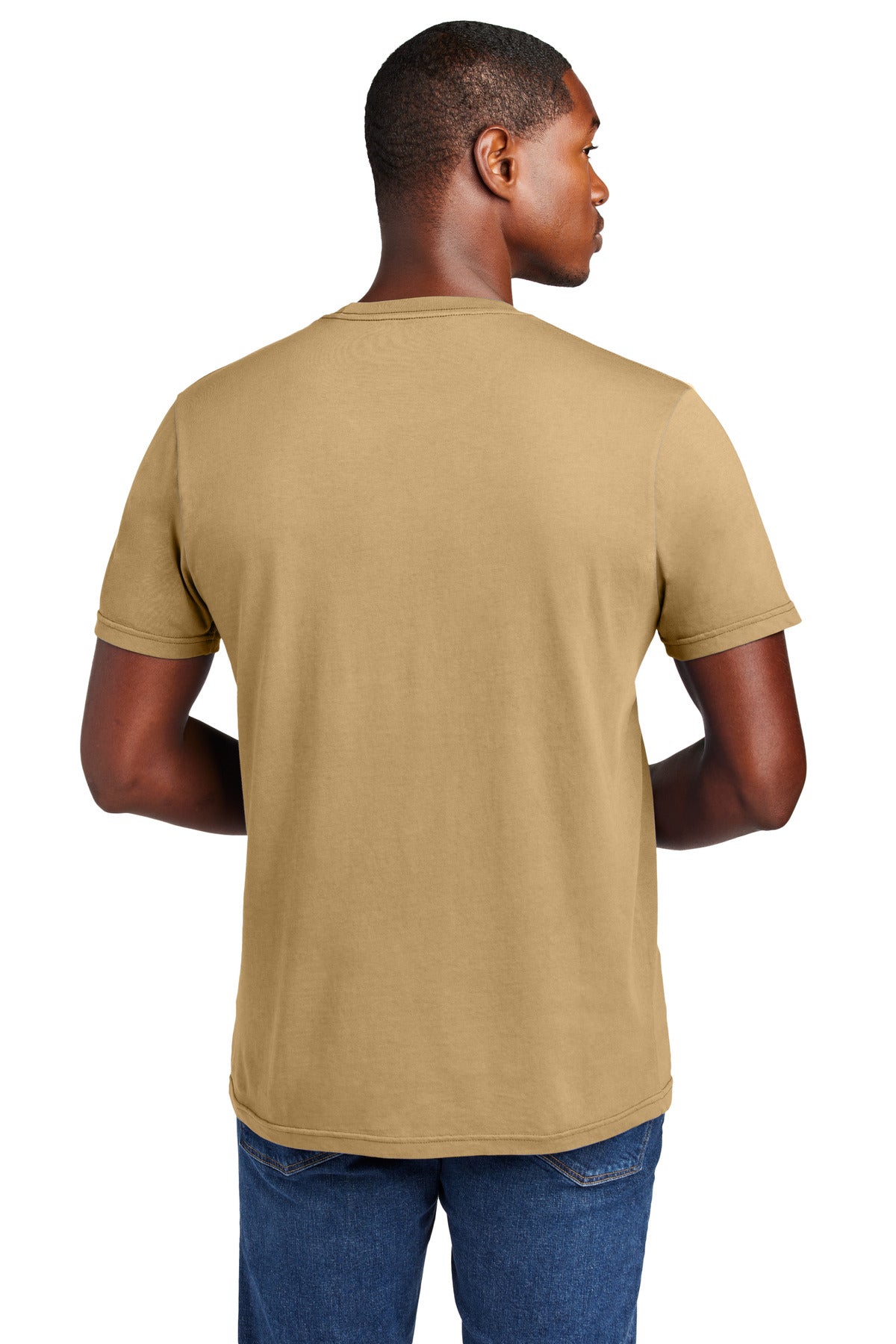 District Wash Tee DT2101 - Golden Spice - back