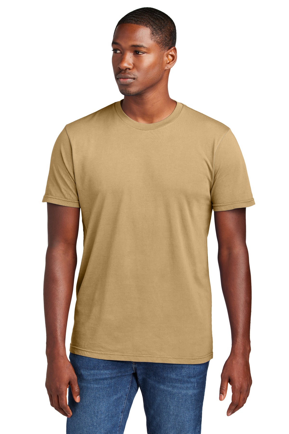 District Wash Tee DT2101 - Golden Spice - front