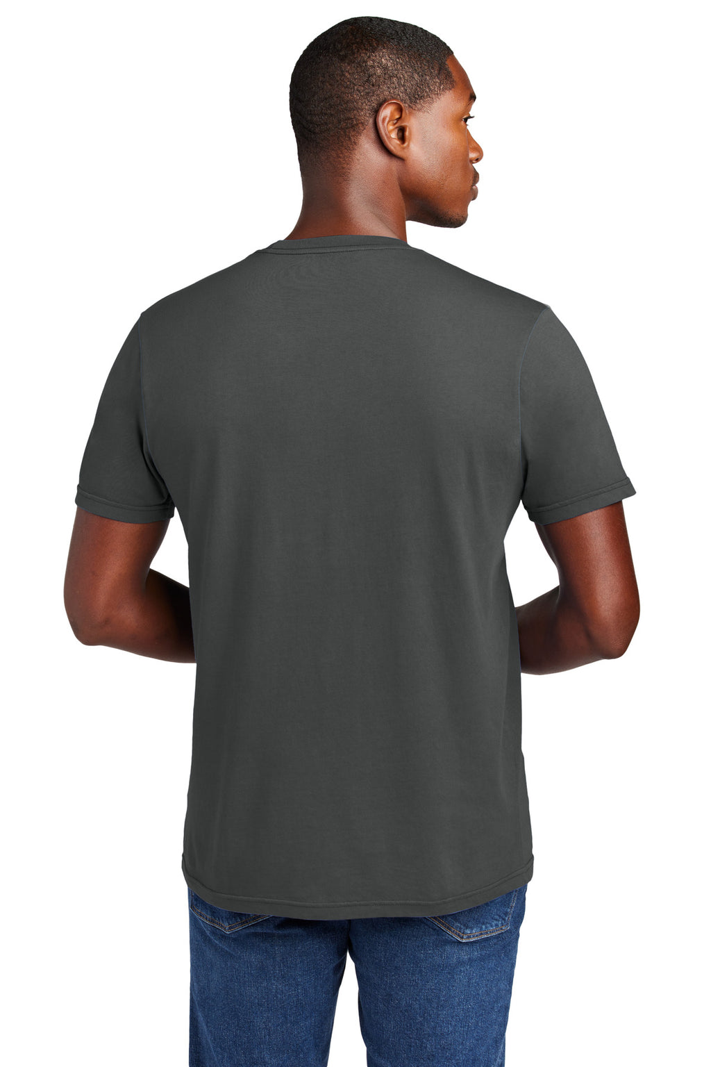 District Wash Tee DT2101 - Graphite - back