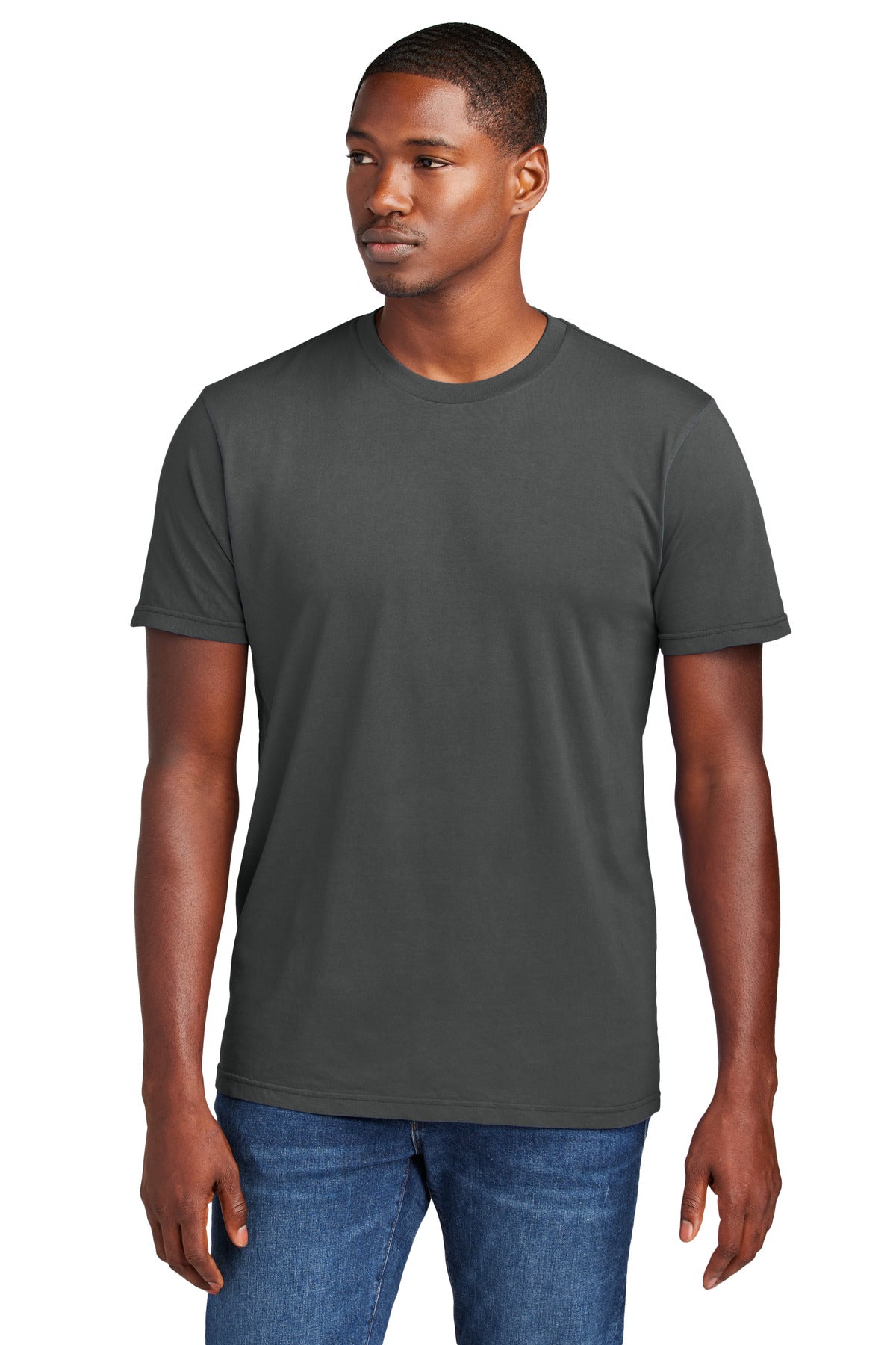 District Wash Tee DT2101 - Graphite - front