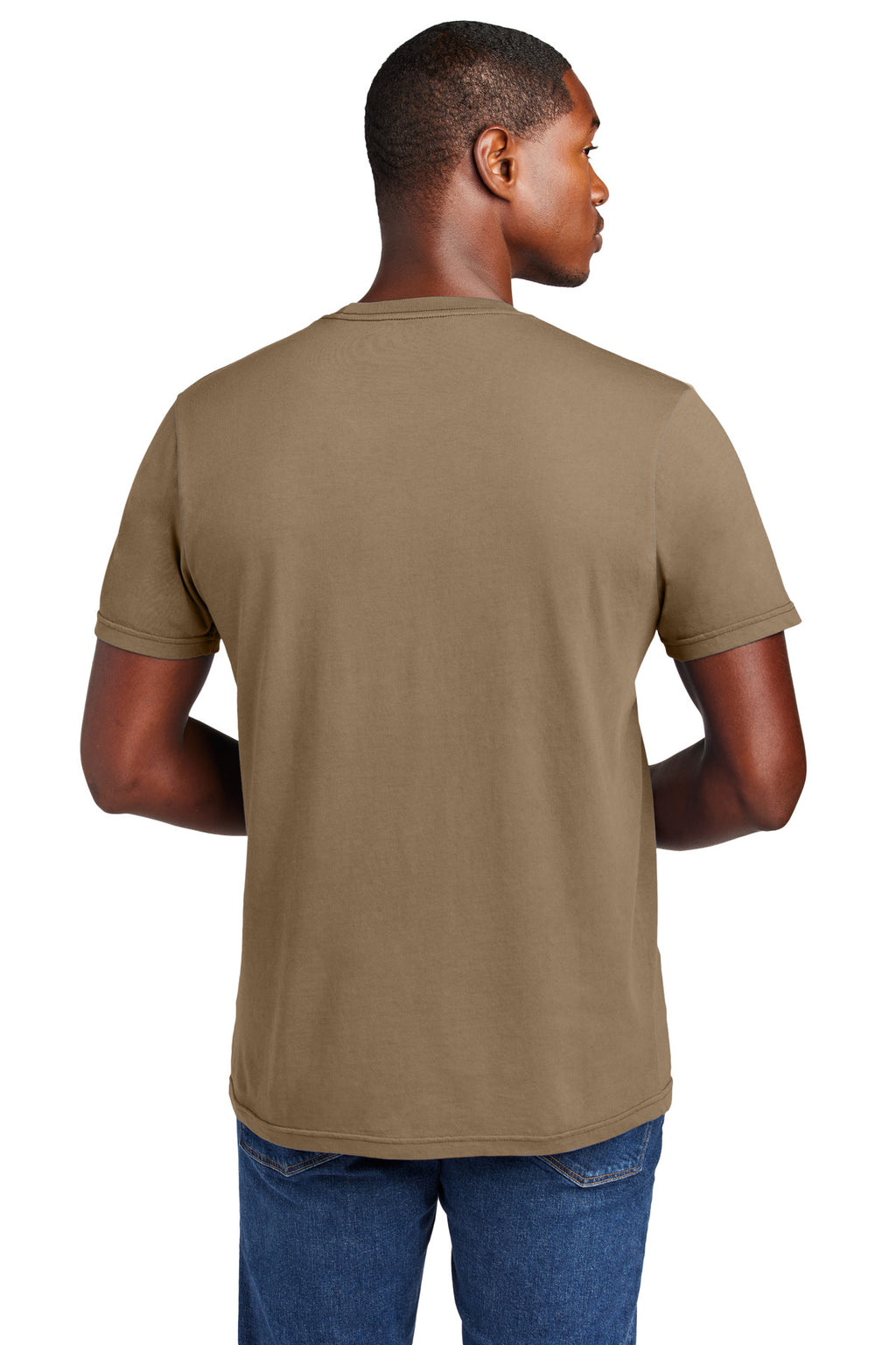 District Wash Tee DT2101 - Mushroom - back