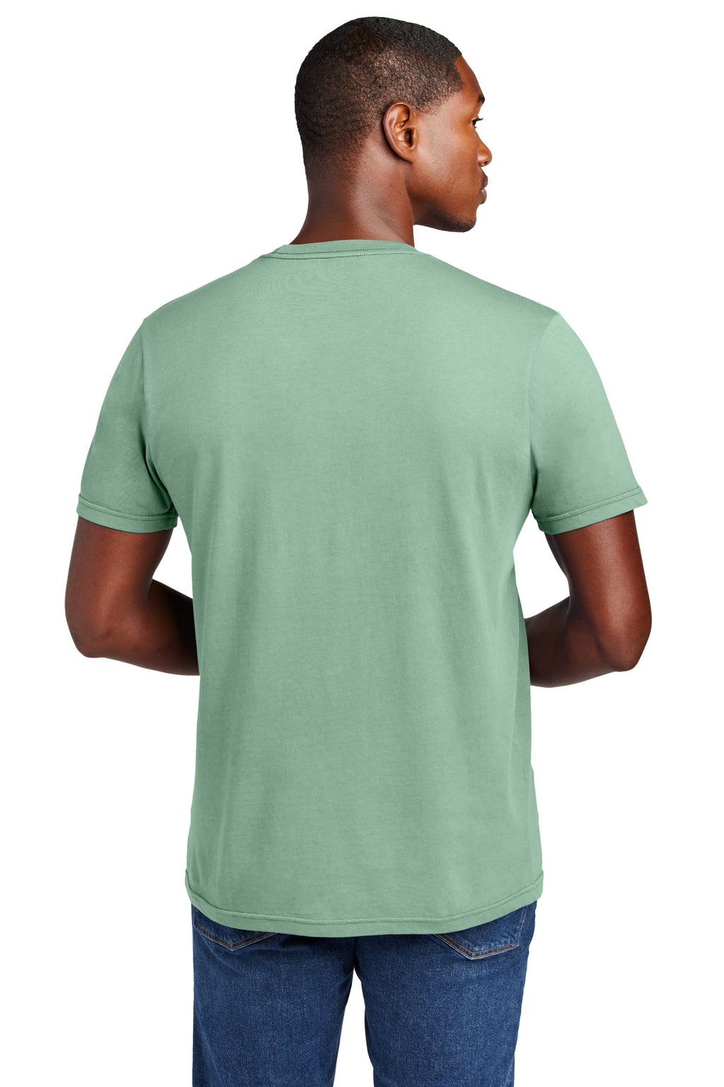 District Wash Tee DT2101 - Sage - back