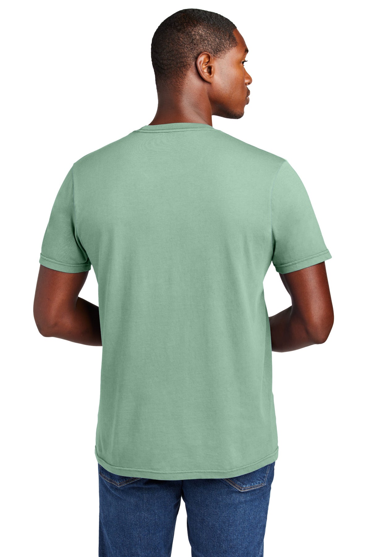 District Wash Tee DT2101 - Sage - back