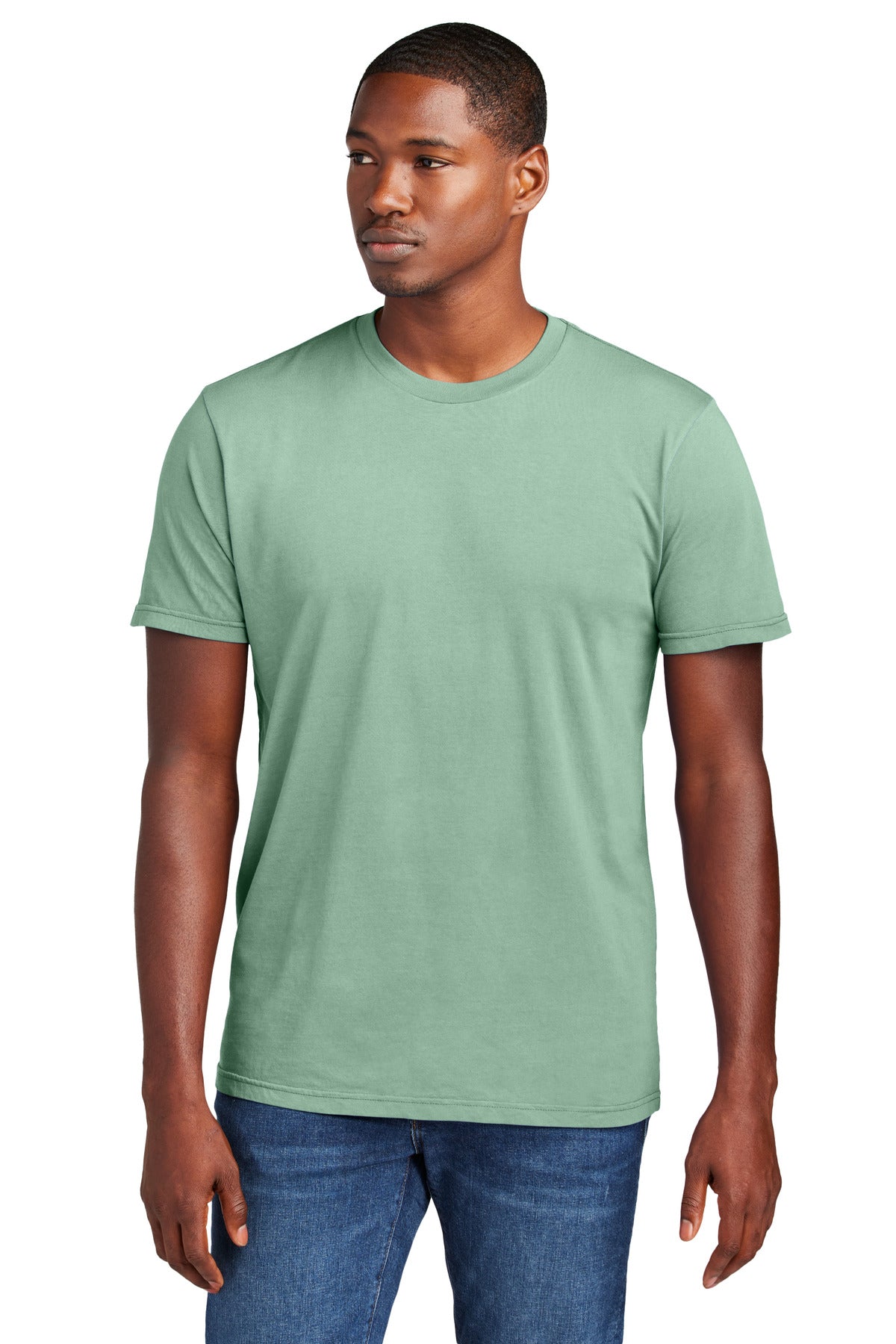 District Wash Tee DT2101 - Sage - front