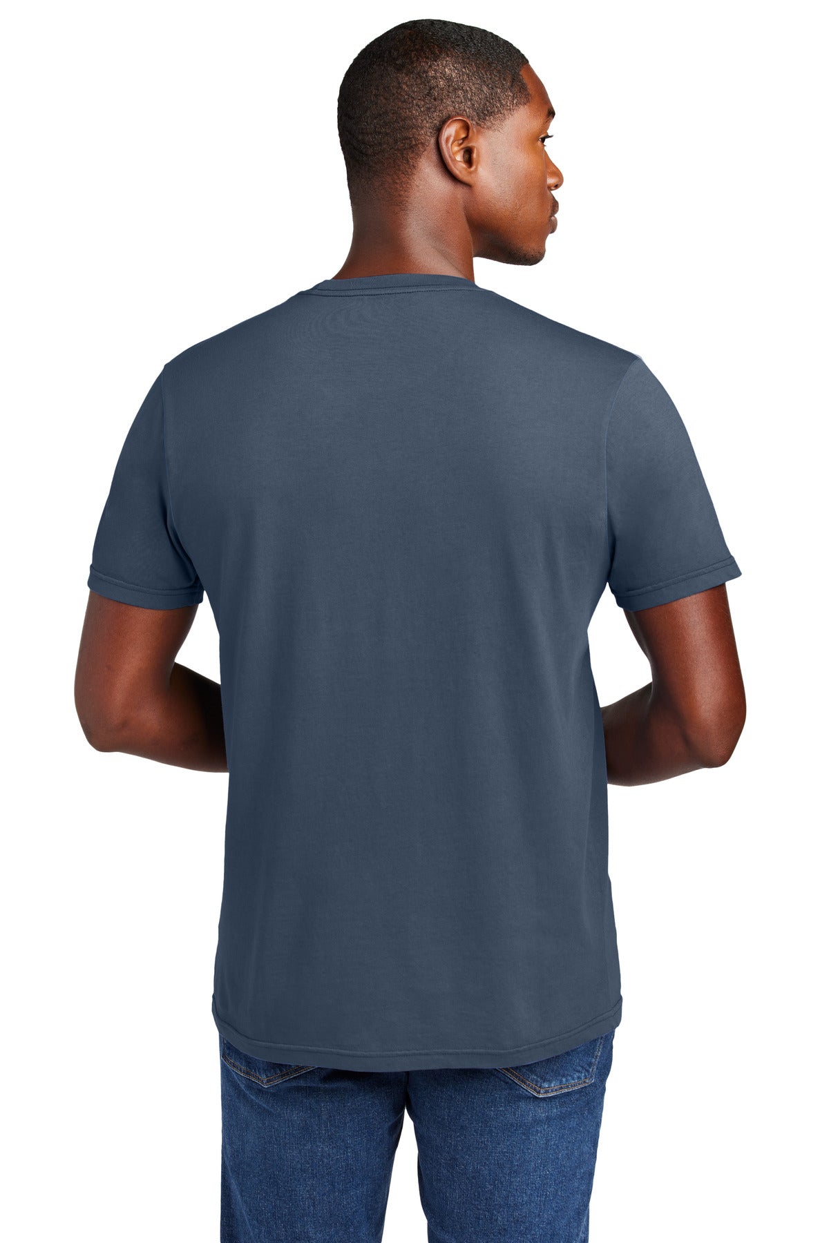District Wash Tee DT2101 - True Navy - back