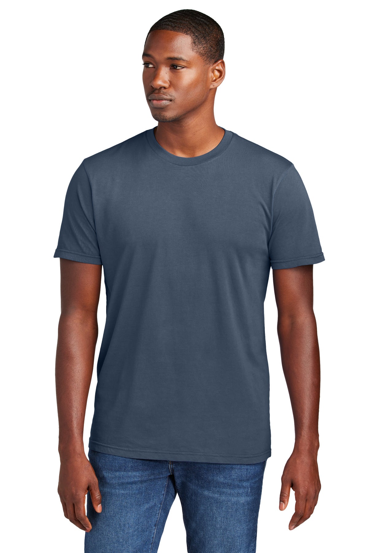 District Wash Tee DT2101 - True Navy - front