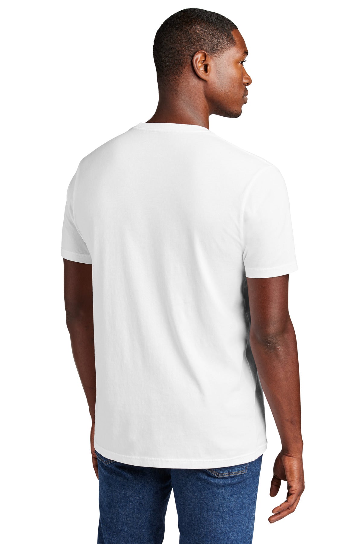 District Wash Tee DT2101 - White - back