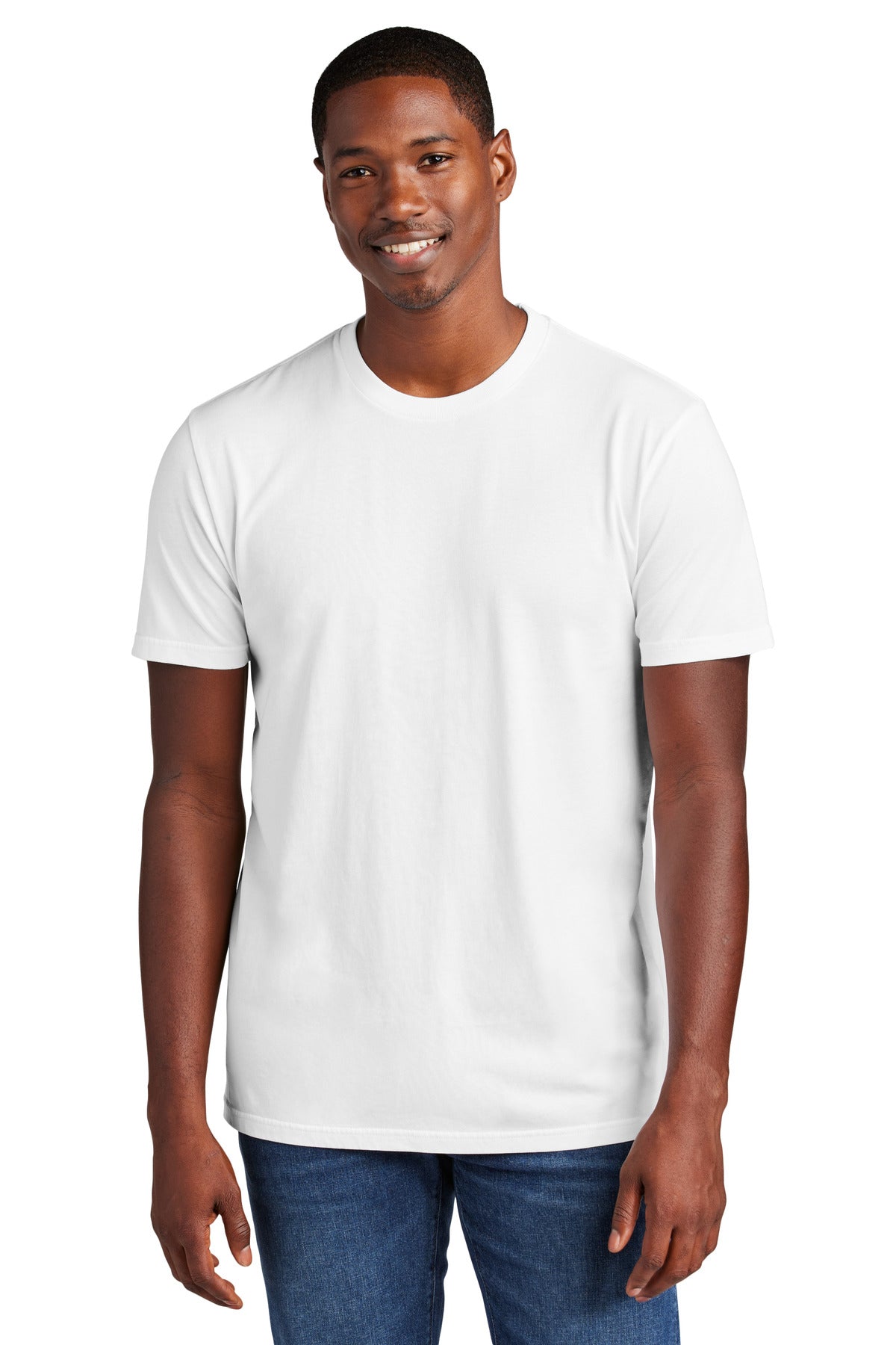 District Wash Tee DT2101 - White - front