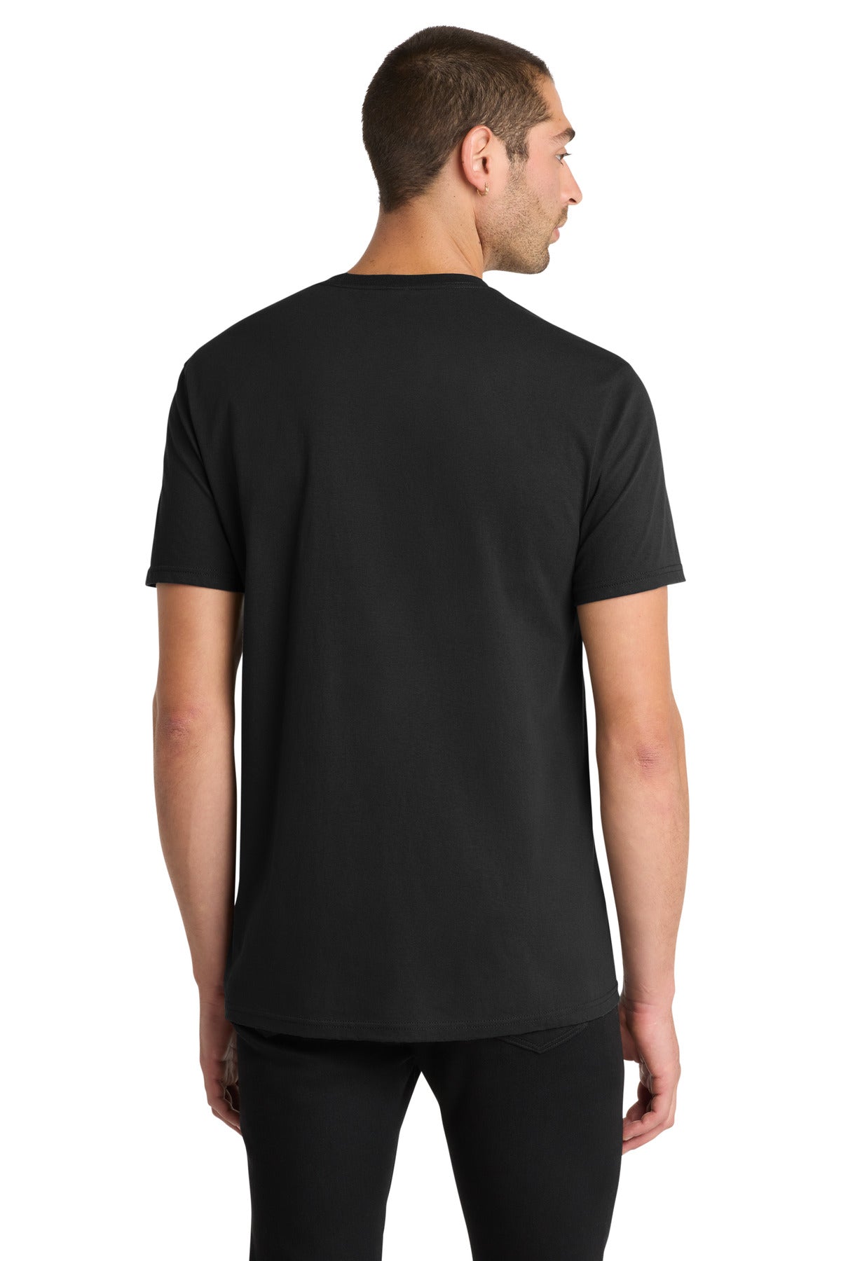 District The Concert Tee DT5000 - Black - back