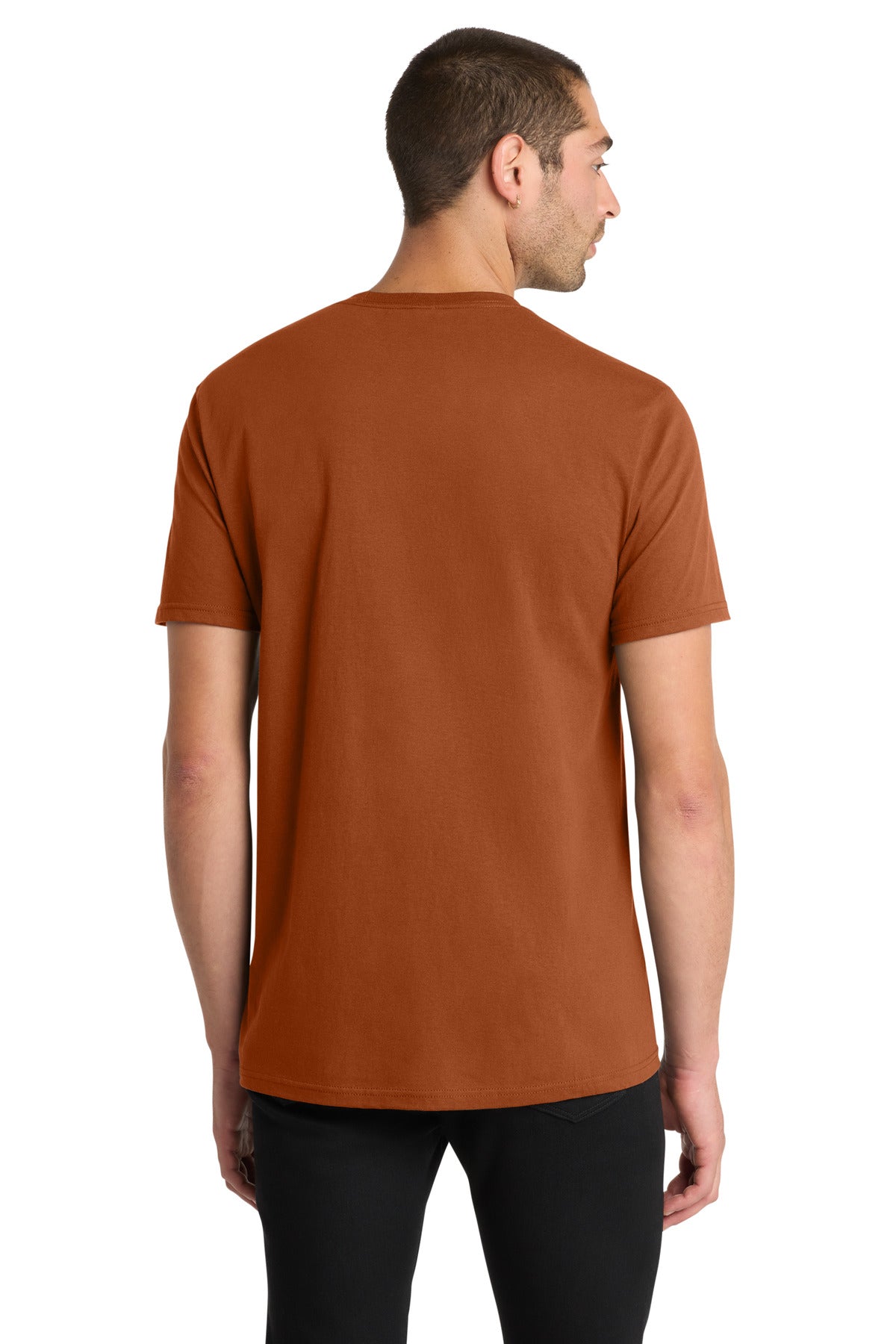 District The Concert Tee DT5000 - Burnt Orange - back