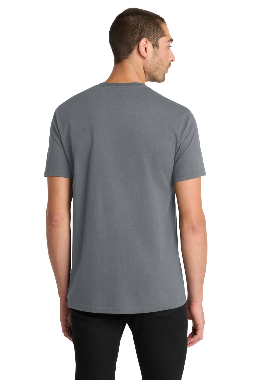 District The Concert Tee DT5000 - Charcoal - back