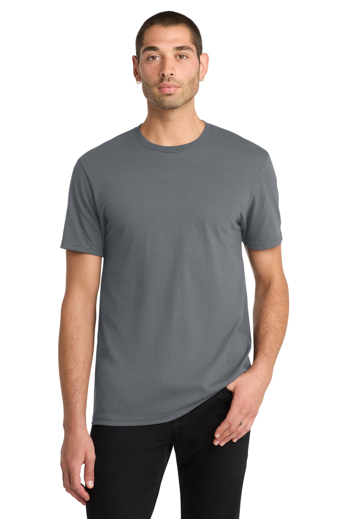 District The Concert Tee DT5000 - Charcoal - front
