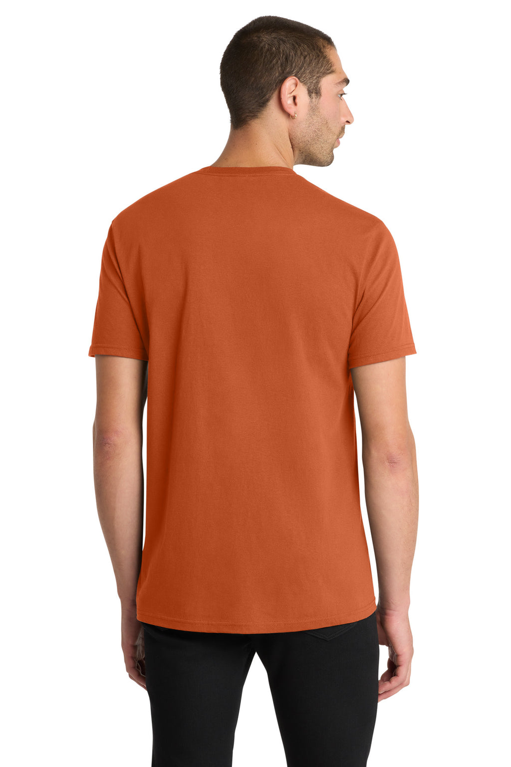 District The Concert Tee DT5000 - Deep Orange - back