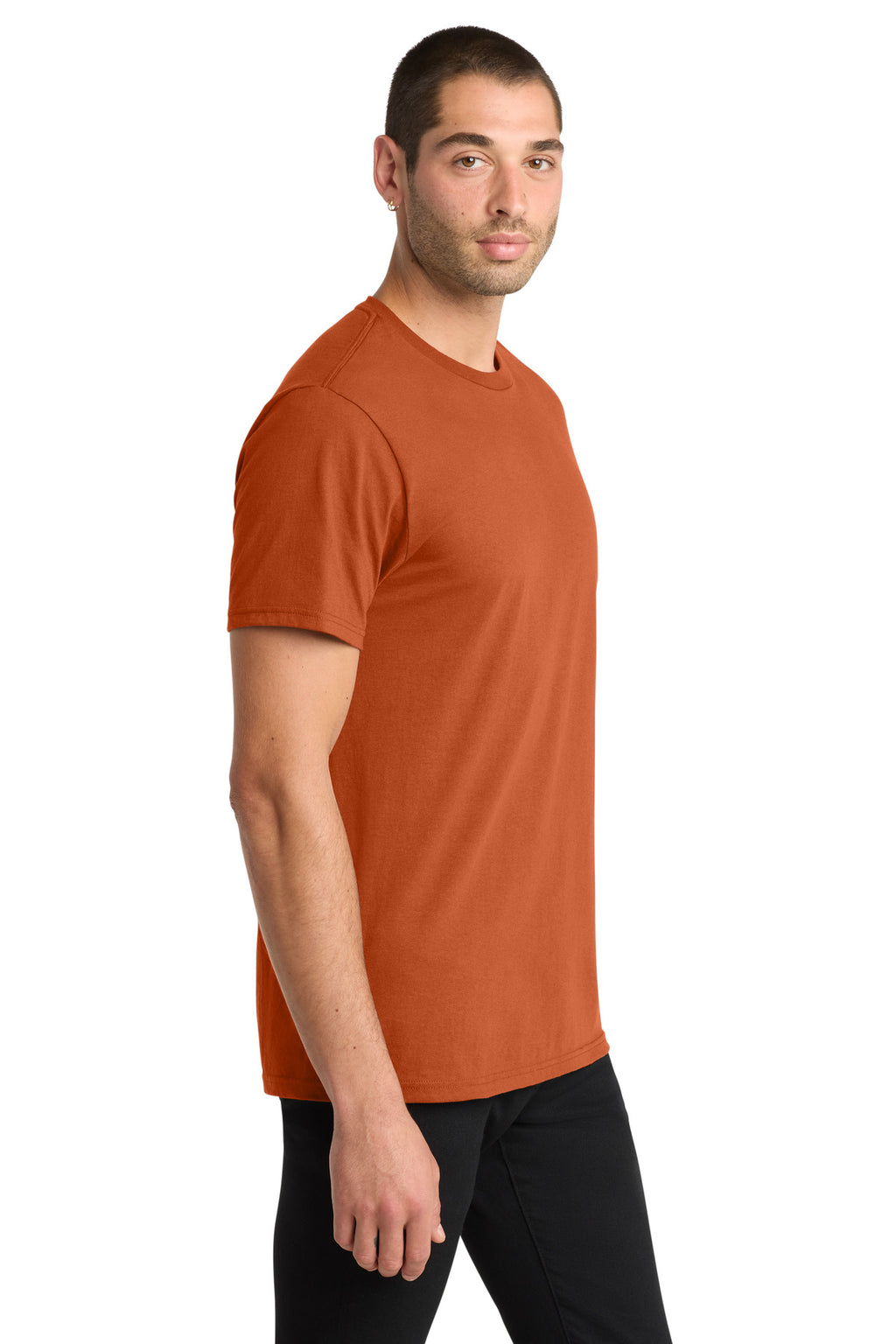 District The Concert Tee DT5000 - Deep Orange - side