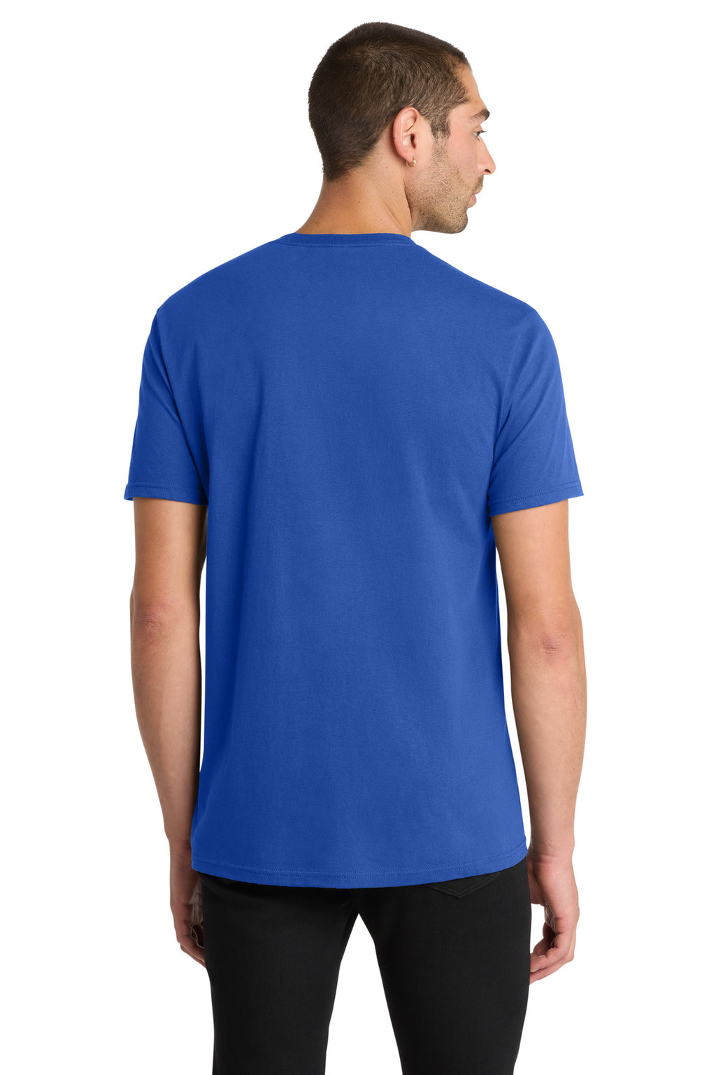 District The Concert Tee DT5000 - Deep Royal - back