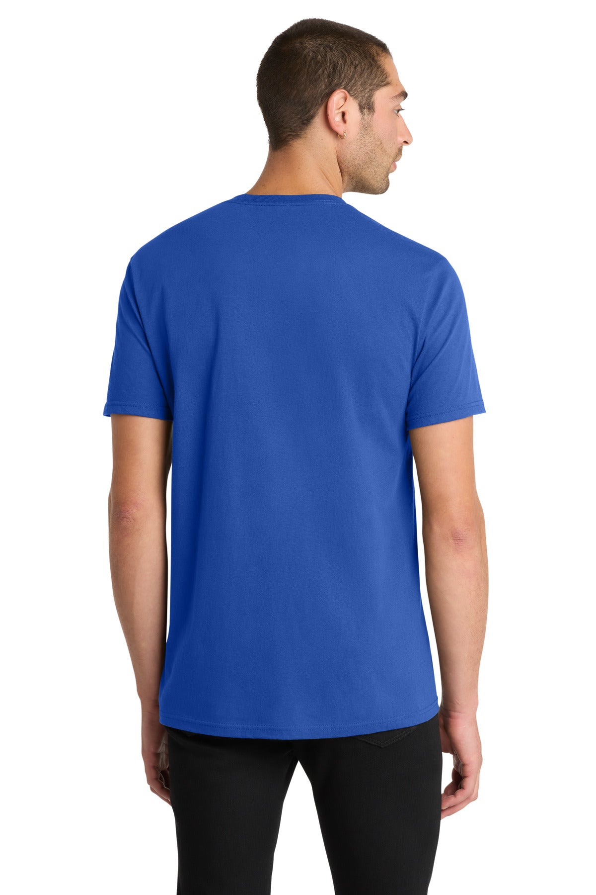 District The Concert Tee DT5000 - Deep Royal - back