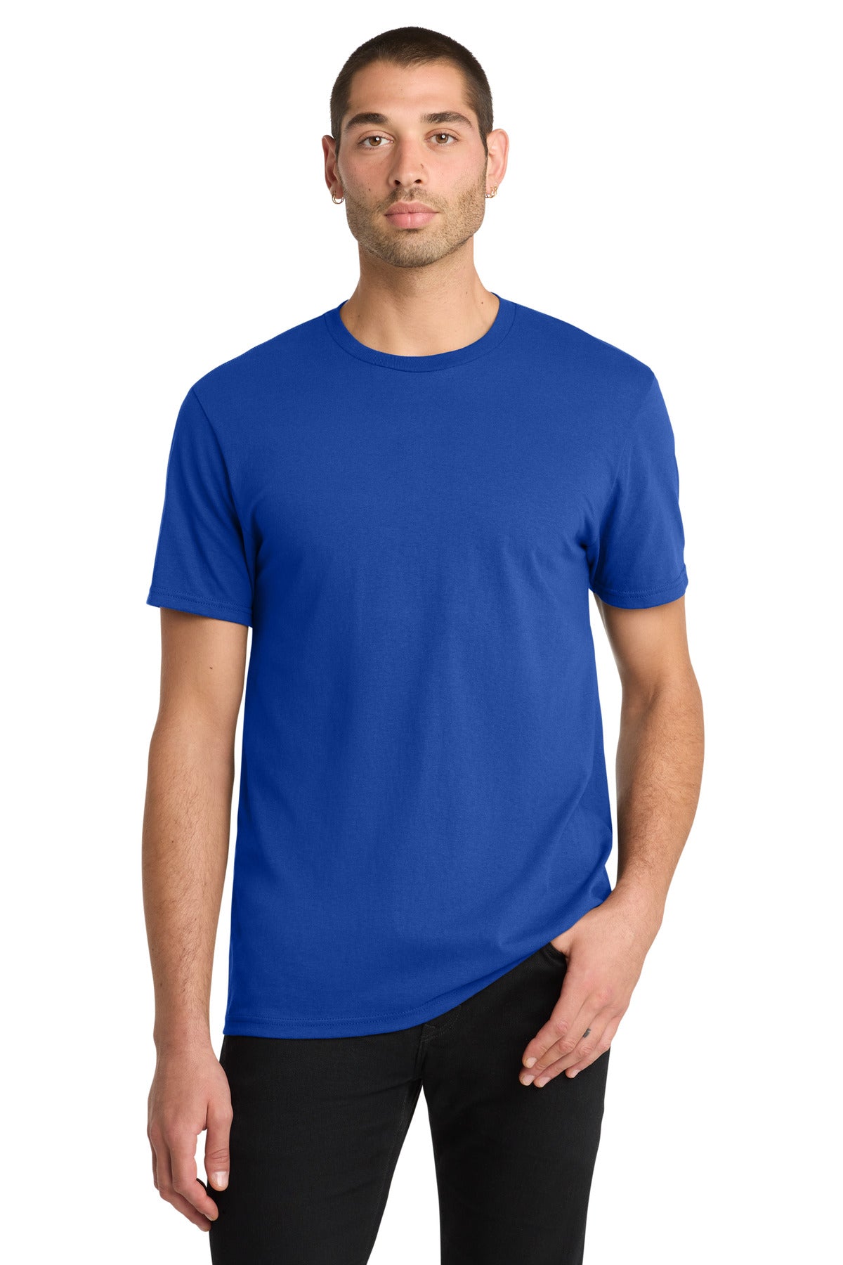 District The Concert Tee DT5000 - Deep Royal - front